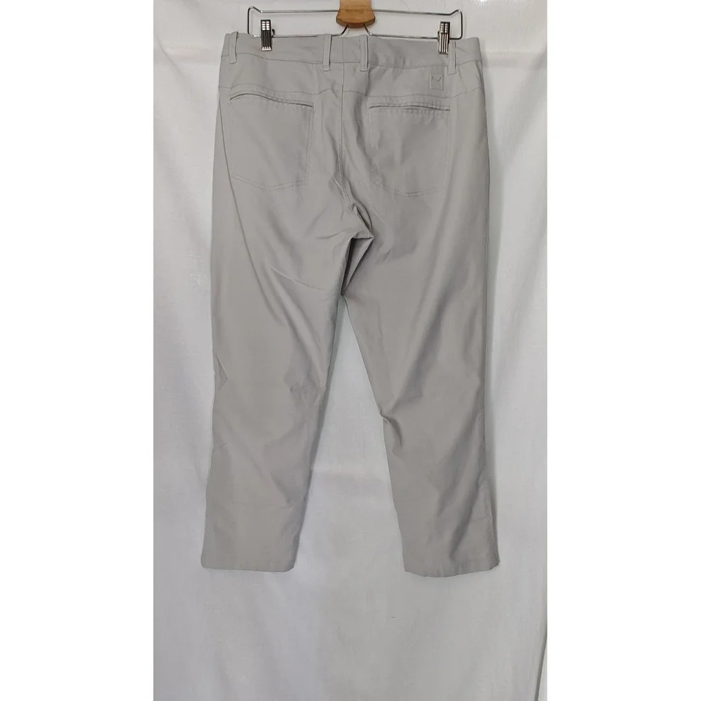 PUMA Men's Dealer‎ Golf Pants Gray Performance Technical Trousers 32 30 27